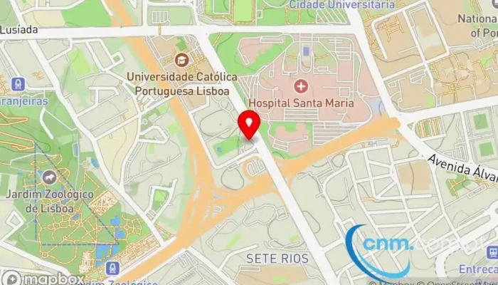mapa de CTT Correios de Portugal, S.A. Escritório da empresa em Lisboa