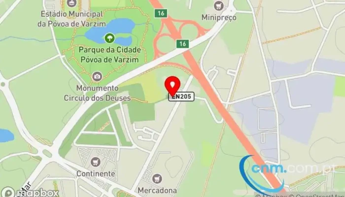 mapa de Ctt Correios Distribuição Empresa de remessas em Amorim