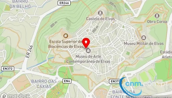 mapa de CTT Elvas Correios em Elvas