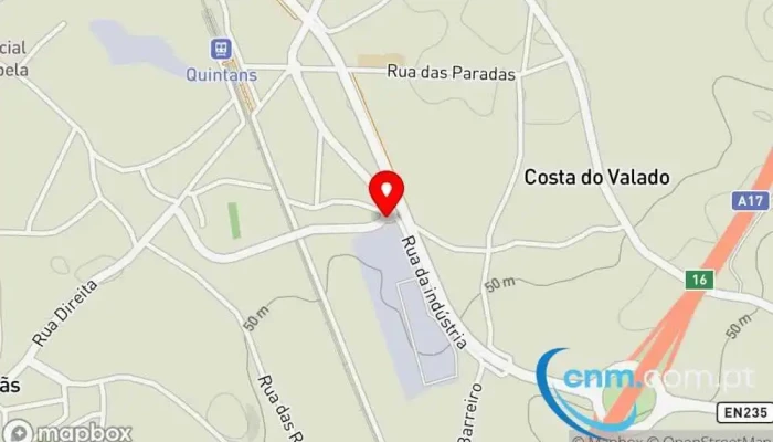 mapa de CTT Expresso Aveiro Correios em Oliveirinha