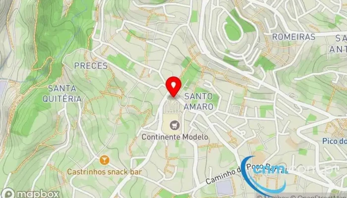 mapa de CTT MadeiraShopping Correios em Funchal