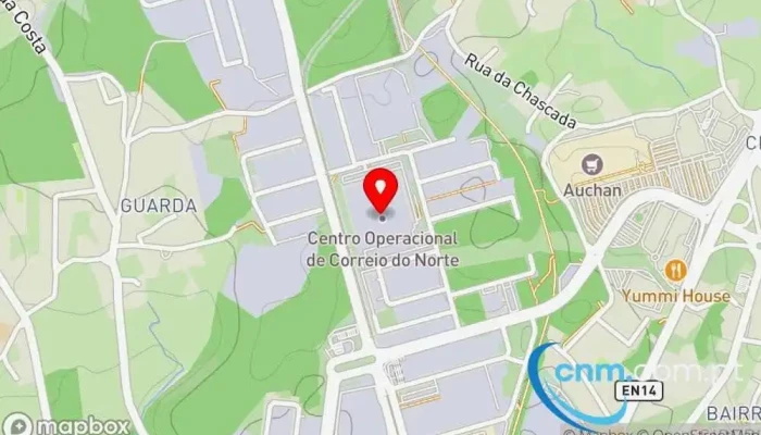 mapa de CTT Maia Correio em Barca
