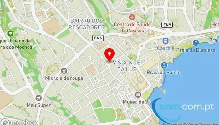 mapa de CTT Correios em Cascais