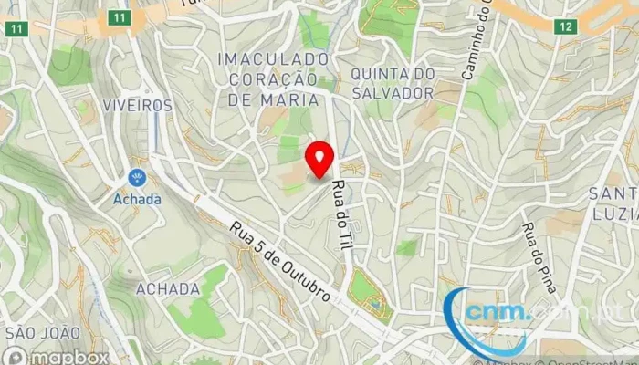 mapa de CTT Correios em Funchal
