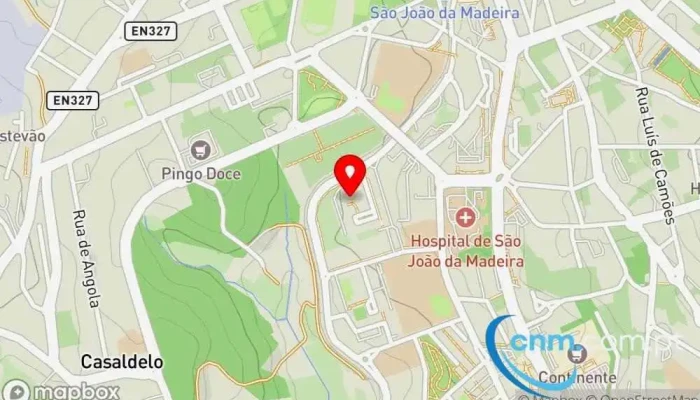 mapa de CTT Correios em São João da Madeira