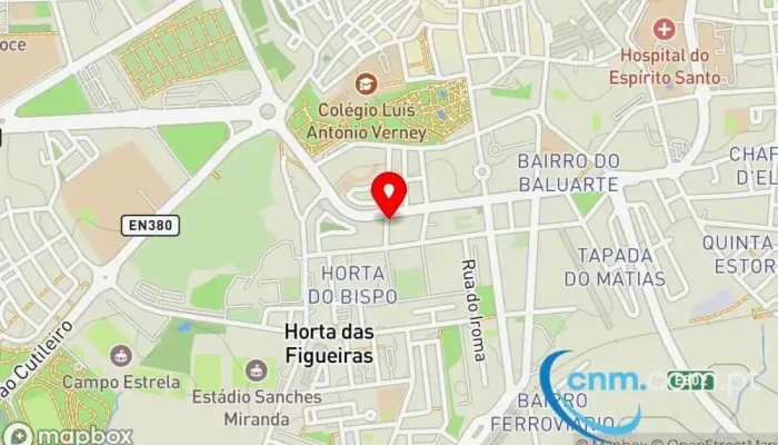 mapa de CTT Rossio Correios em Évora