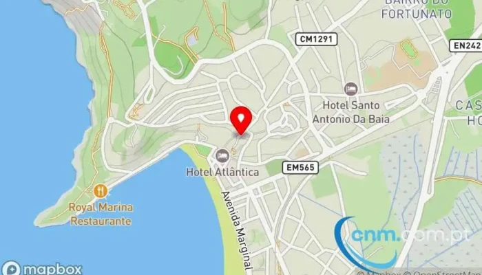 mapa de CTT São Martinho do Porto Correios em São Martinho do Porto