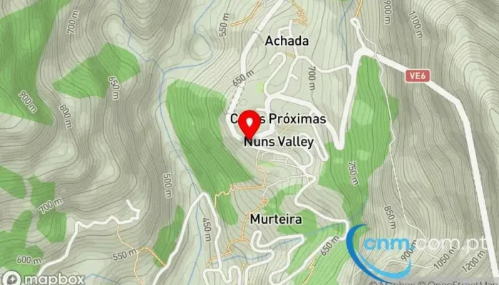 Curral Das Freiras -  Mapa - Curral Das Freiras