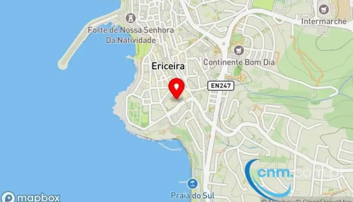De Coracao Cheio Ericeira Mapa - Ericeira