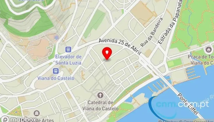 Dhl Express Service Point Copicor   Viana Do Castelo Mapa - Viana Do Castelo