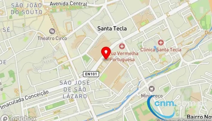 Dhl Express Service Point Cores Elegancia Tinteiros E Tons Mapa - Braga