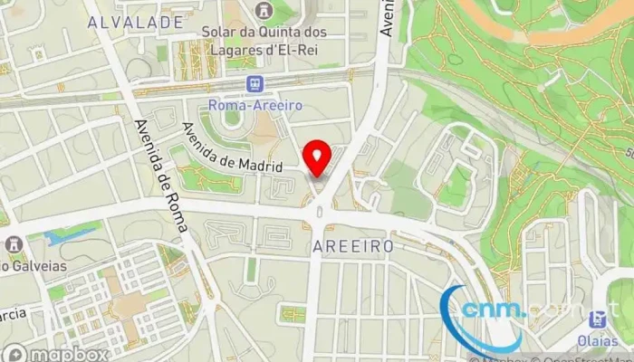 mapa de DHL Express Service Point Serviço de entregas expresso, Serviço de logística, Correio, Serviço de frete e correio, Empresa de remessas, Serviço de entrega em Lisboa
