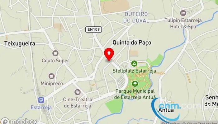 mapa de DPD Pickup Station Armários inteligentes para encomendas, Serviço de entregas expresso, Serviço de logística, Correio em Estarreja