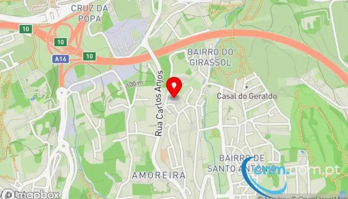 Espaco Amoreira Mapa - Alcabideche