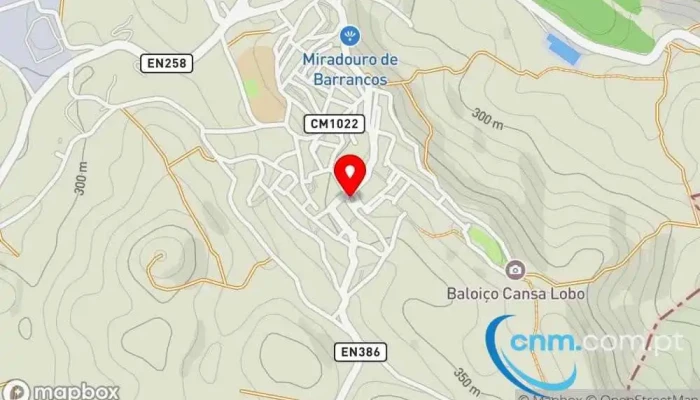 mapa de Estação Correios Barrancos Correios em Barrancos