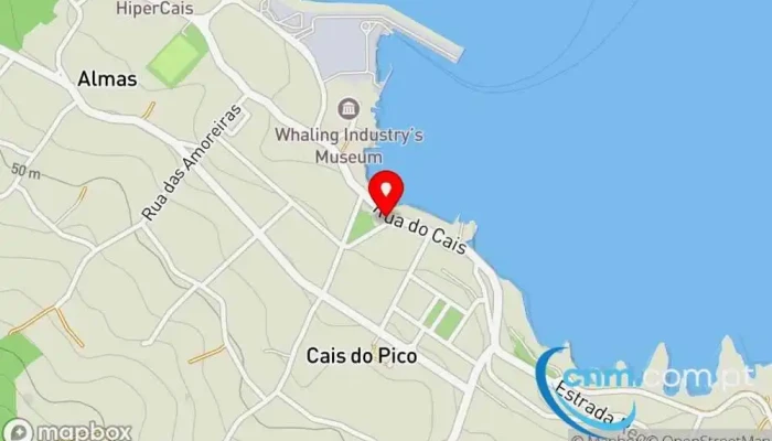 mapa de Estação dos Correios - São Roque Pico Correios em Vieira de Leiria