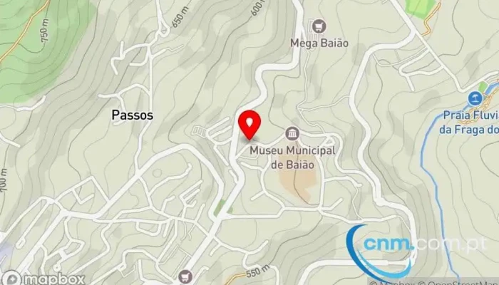 mapa de Estação dos Correios de BAIÃO Correios em Baião
