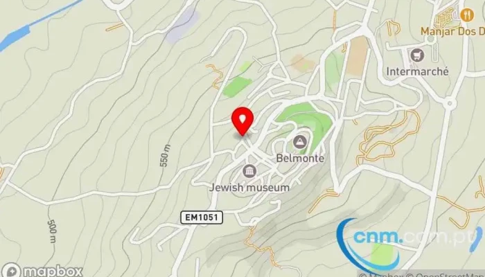 mapa de Estação dos Correios de BELMONTE Correios em Belmonte