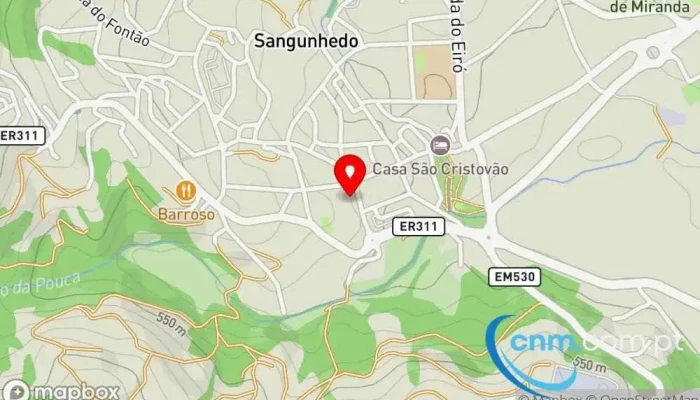 mapa de Estação dos Correios de BOTICAS Correios em Boticas