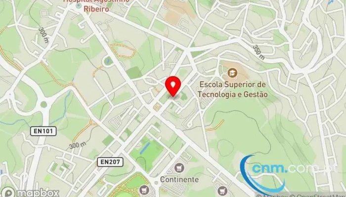 mapa de Estação dos Correios de Felgueiras Correios em Felgueiras