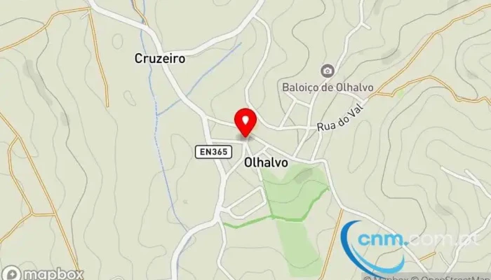Estacao Dos Correios De Olhalvo Mapa - Olhalvo