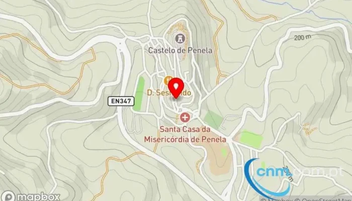 Estacao Dos Correios De Penela Mapa - Penela