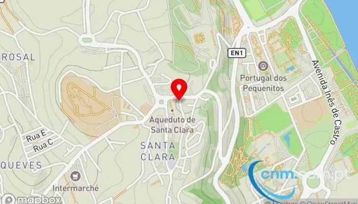 Estacao Dos Correios De Santa Clara Coimbra Mapa - Coimbra