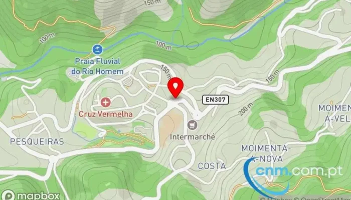 Estacao Dos Correios De Terras De Bouro Mapa - Terras De Bouro