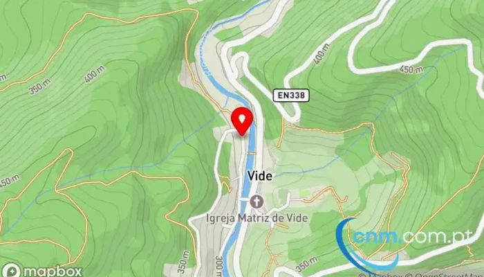 Estacao Dos Correios De Vide Seia Mapa - Vide