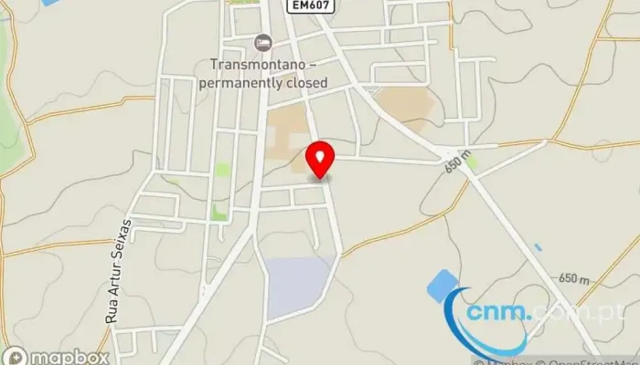 Estacao Dos Ctt De Castelo Rodrigo Mapa - Figueira De Castelo Rodrigo