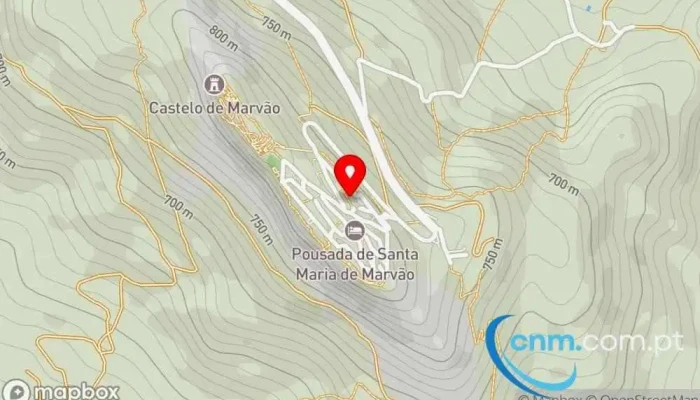 Fago -  Mapa - Marvão