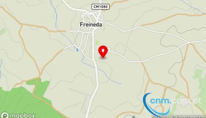 Freineda -  Mapa - Portugal