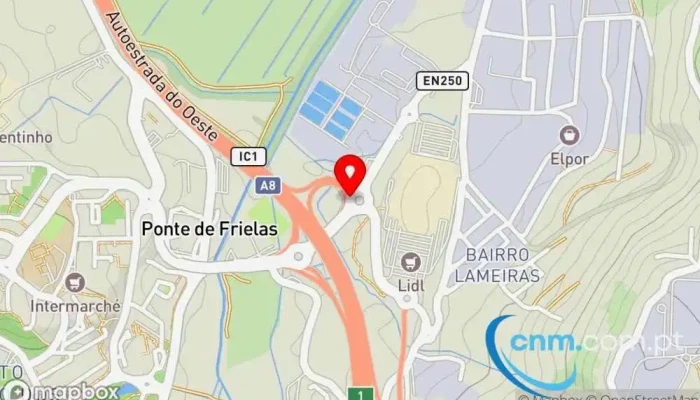 Frielas -  Mapa - Frielas