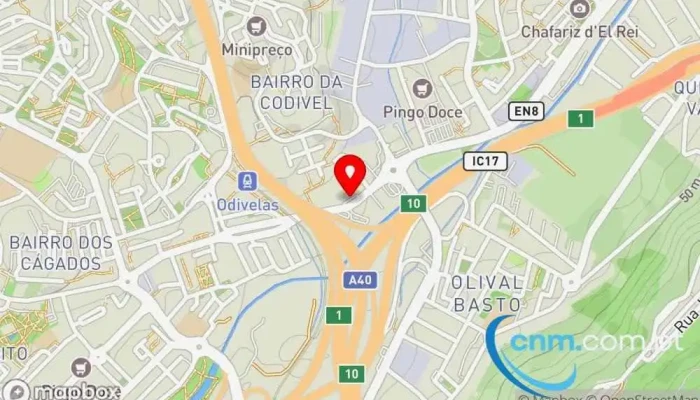 Hip Zone Odivelas -  Mapa - Odivelas