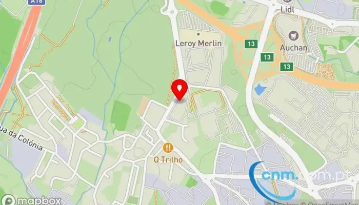 Hiper Sintra -  Mapa - Abrunheira
