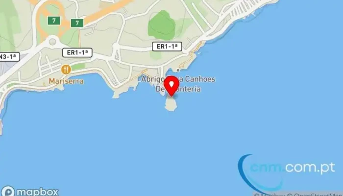 mapa de Ilhéu de Rosto de Cão Ponto panorâmico em São Roque