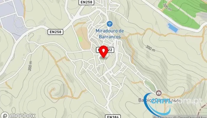 mapa de ISS, IP/CDist de Beja/Serviço Local de Barrancos Correios em Barrancos