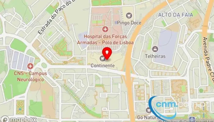 Jacadi Lisboa Telheiras -  Mapa - Lisboa