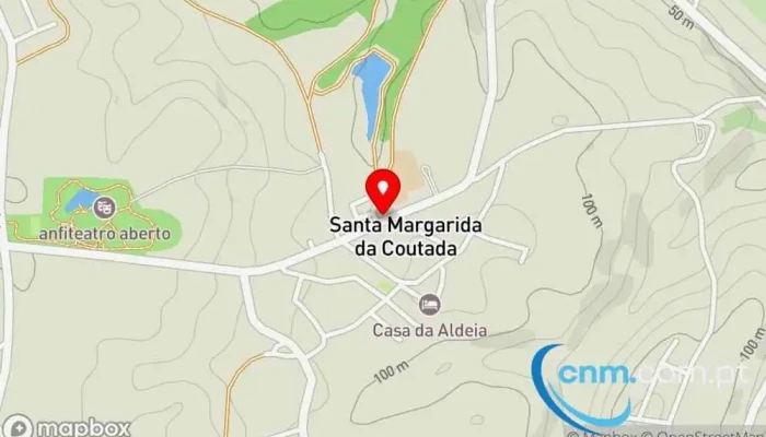 mapa de Junta de Freguesia de Santa Margarida da Coutada Repartição pública local em R. dos Combatentes 10