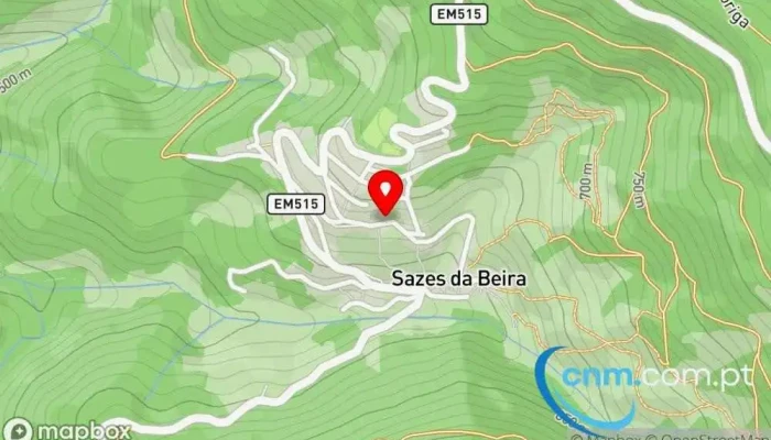 Junta De Freguesia De Sazes Da Beira -  Mapa - Sazes Da Beira