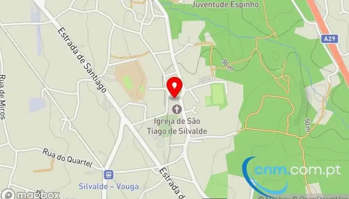 mapa de JUNTA DE FREGUESIA DE SILVALDE Repartição pública local em Silvalde