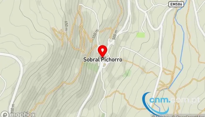 Junta De Freguesia E Posto De Correios De Sobral Pichorro -  Mapa - Sobral Pichorro