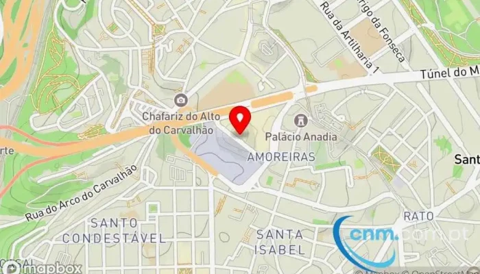 Knot Amoreiras Mapa - Lisboa