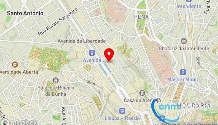 Lacoste Avenida -  Mapa - Lisboa