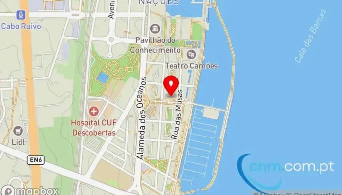 mapa de Lisboa ao vivo Correios em Lisboa
