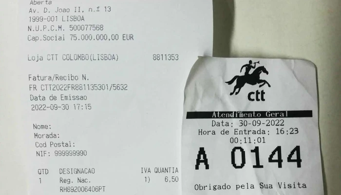 Loja Ctt -  Correios - Lisboa