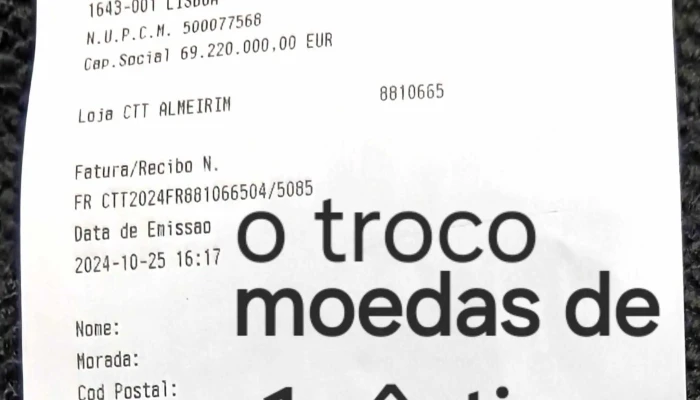 Loja Ctt -  Correios - Almeirim