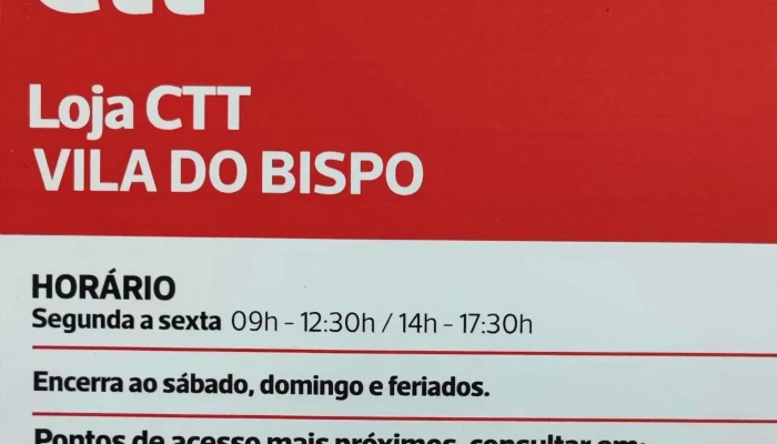 Loja Ctt -  Correios - Vila Do Bpo.