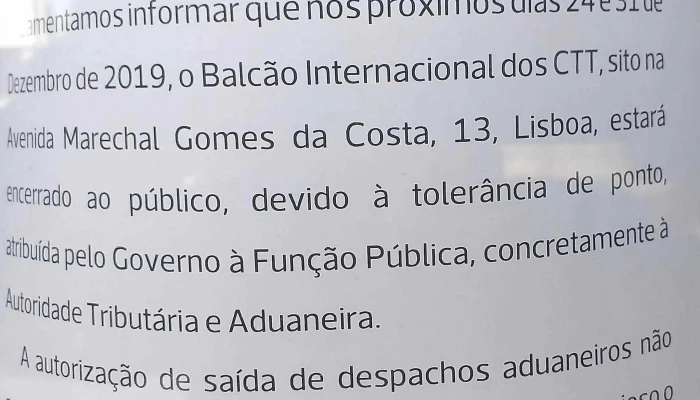 Loja Ctt - Lisboa