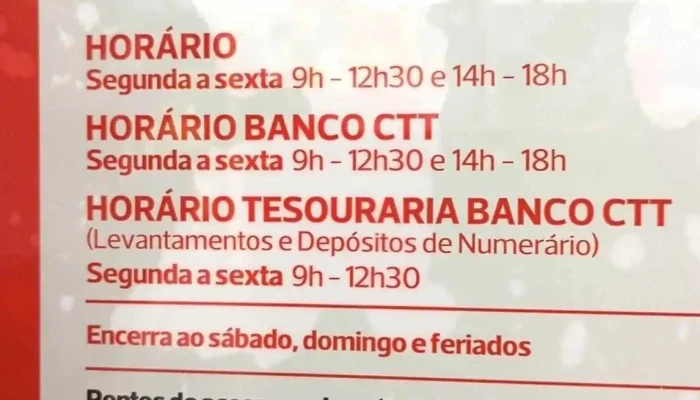 Loja Ctt -  Mais Recentes - Pinhal Novo